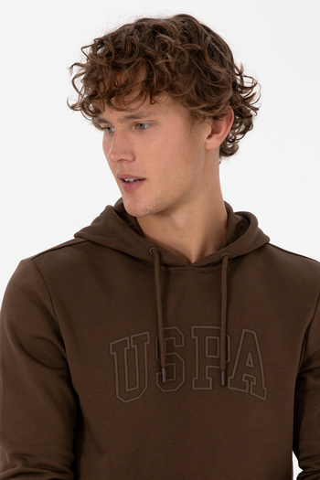 U.S. Polo Assn. Men's Brown Basic Sweatshirt 50315663-Vr029