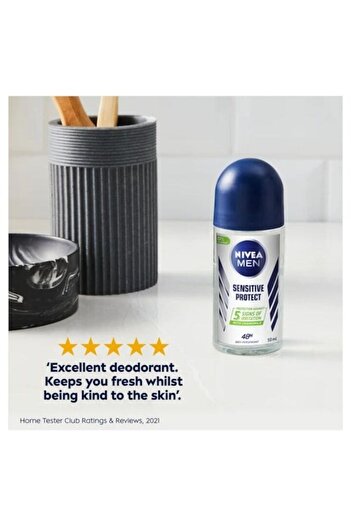 NIVEA Set 6X Deodorant roll-on Men Sensitive Protect Comfort Boost 5
