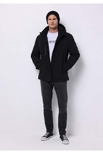 Colin's Regular Fit Erkek Siyah Mont
