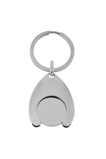 SHOPIENS Breloc cu Moneda Metalica pentru Carucioarele de Supermarket
