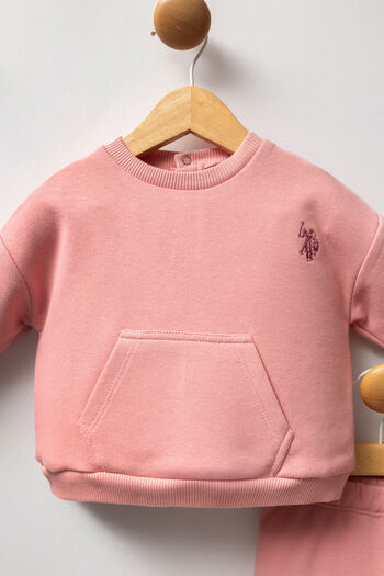 U.S. Polo Assn. U.S. Polo Assn Baby Girl Pink Baby Sets