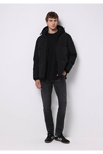 Colin's Slim Fit Erkek Siyah Mont