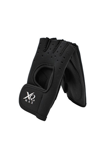 XQ Max cycling gloves, fingerless, black, velcro closure, size L/XL