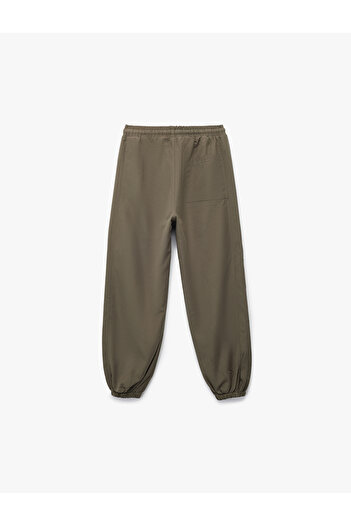 Koton Loose Fit Jogger Parachute Pants with Pockets, Elastic Waist and Drawstring