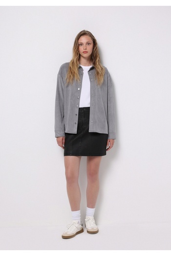 Colin's Mini Straight Zippered Women's Black Skirt