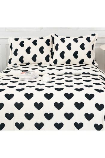 CHIRASO CHIRASO, COCOLINO Linen, ELASTIC Fitted Sheet compatible with 160 and 180x200 Duvet Cover 2 Sides Pillowcase