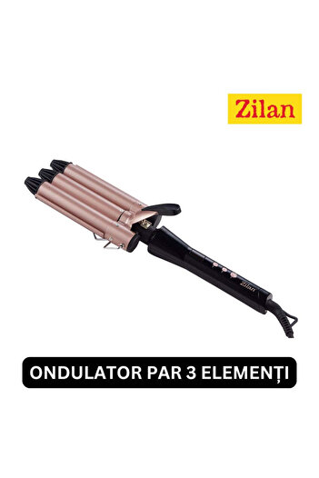 OEM Zilan Hair Curler - 3 Elements, Maximum Temperature 210°C, Ceramic Surface