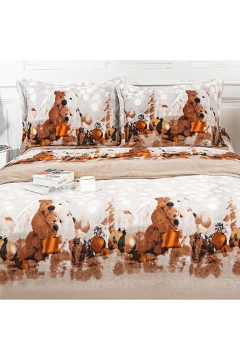 CHIRASO CHIRASO, COCOLINO Linen, ELASTIC Fitted Sheet compatible with 160 and 180x200 Duvet Cover 2 Sides Pillowcase