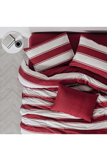 Cozy Home Christmas bedding cotton ranforce, Jolly Red
