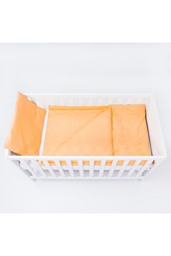 ekids 6-piece crib bedding set, Peach