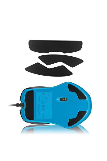 PadForce Mouse Feet for Logitech Mouse G300, G300s, smooth gliding, replacement mouse feet, Gaming, Office