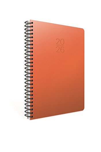 Gıpta 2026 Spiral Bound Daily Lined Agenda 407-Sek