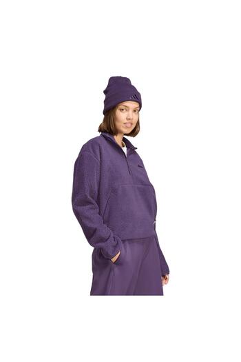 adidas Jv7137-K W Ct Fleece Hz Women's Sweatshirt Purple