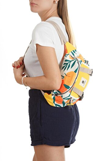 Calliopia Orange Patterned Waist Bag