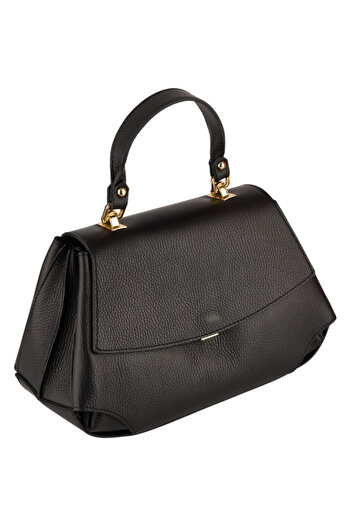 AZZURA Imogen bag made of 100% natural leather, black