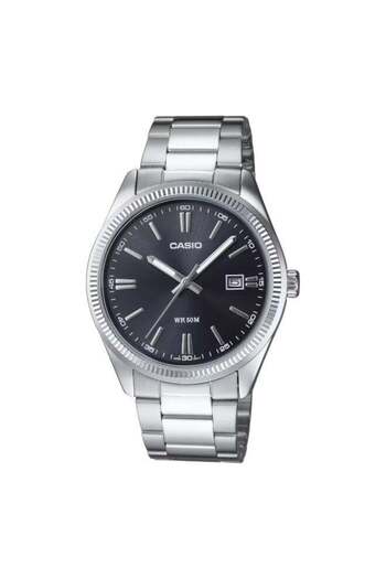 Casio Enticer Analog Men's Watch MTP-1302D-1A1V - 30mm - Silver