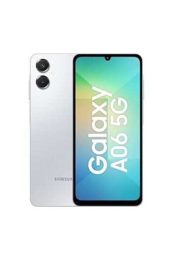 Samsung Galaxy A06, 128GB, 4GB RAM, 5G, Light Gray