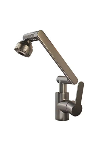 OEM Modern Premium Sink Faucet, For Bathroom or Kitchen, Height 30 cm, Matt Gray