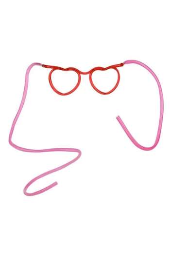 Nyland Party Crazy Straw Glasses Hearts Reusable Nyland®