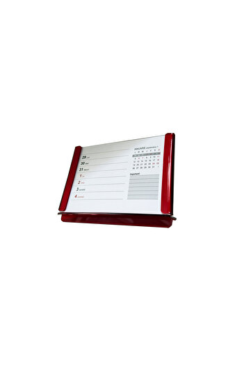 Arhi Design Weekly AC desk calendar 53 sheets, 1 week/sheet, 142x212 mm, 150 g/m2, Red