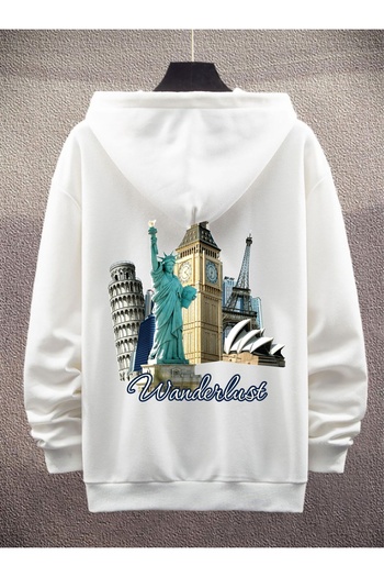 estilowear Unisex Wanderlust Beige Sweatshirt