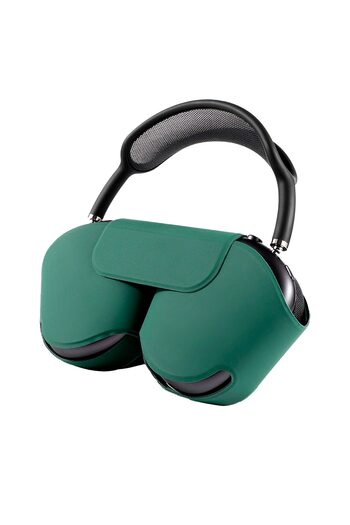 PadForce Protective Case for AirPods Max - Leather, Magnetic, Anti - Scratch/Slip/Shock, Storage - Green