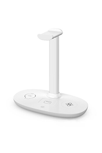 PadForce Headphone Holder Wireless Charging for Phone, Apple Watch - Multifunctional