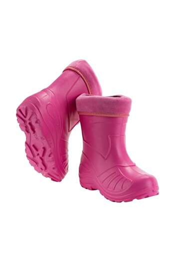 KOLMAX - Children's Boots Super Lightweight EVA Liner with Detachable Fleece, Size 23, Pink