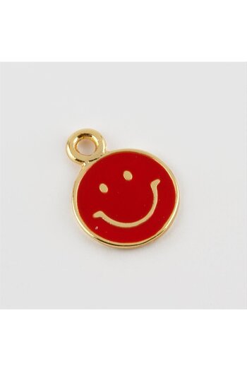 ZERO LAND Msa-Shop Emoji Figured Enamel Pendant 1 Piece-Colorful