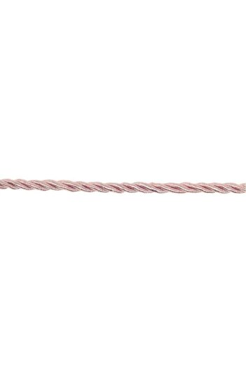 SHOPIENS Pink Twisted Ribbon for DIY Creations and Decorations, 4mm x 10m, Polyester