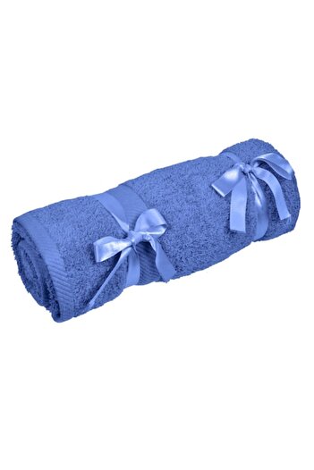 SHOPIENS Cotton Towel Shopiens®, Blue Color, Absorbent and Soft, 30 x 30 cm
