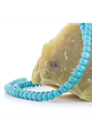 ZERO LAND Msa-Shop 6 mm Turquoise Stone-Turquoise