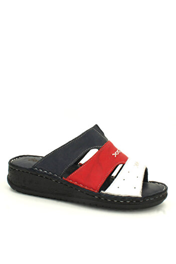 Deripabuc Genuine Leather Women's Leather Slippers Dp62-0213