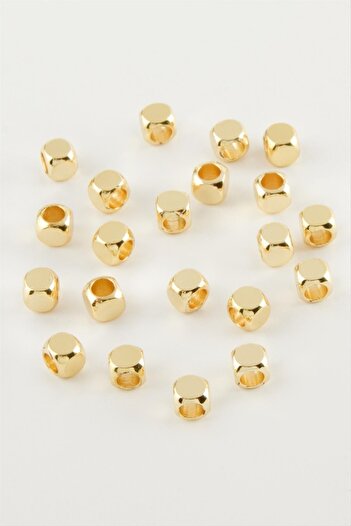 ZERO LAND Zengezur 0.4 mm Cube Spacer 20 Pieces-Yellow