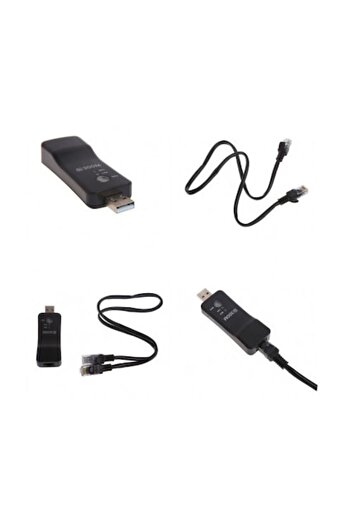 Dali Adaptor de rețea wireless, Dali, USB A mascul - RJ45 femelă, 300 Mbps, negru