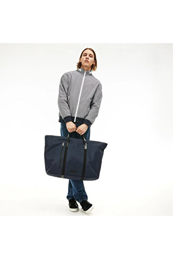 Lacoste Malo Leather Accent Weekend Bag