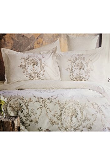 KÜBRAHOME'S Pupilla Collection Bianca Poplin Double Bedding Set