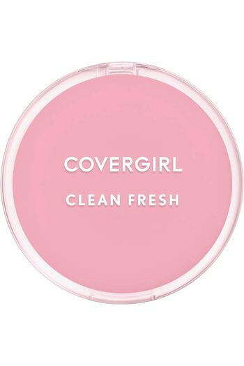covergirl Clean Fresh Pressed Powder, Shade 110 Porcelain, 10g – Lightweight Natural Finish
