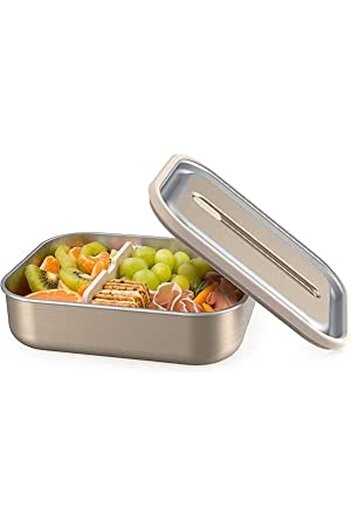 Generic Bentgo - Stainless Steel Leak Proof Lunch Box - Gold