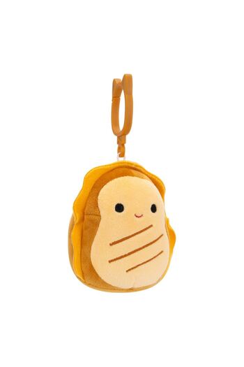 Squishmallows Cheese Toast Lil Gouda 9cm with Clip Cp00480