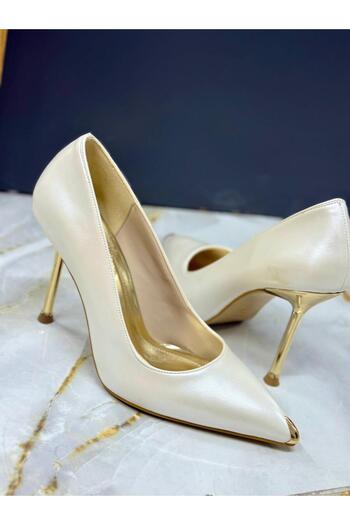 HCO Women's Galvanized Thin Heeled 10.5 Centimeter Evening Dress Shoes
