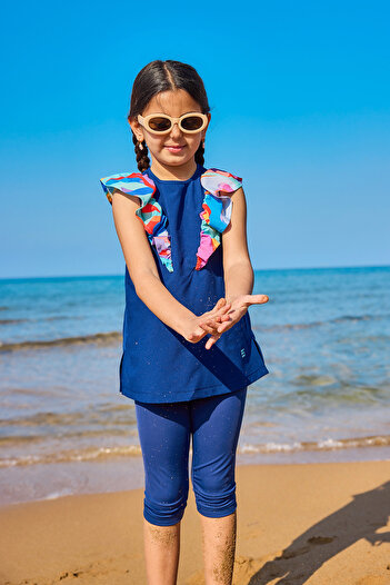 Marina Swimwear Marina Upf50+ Protection Girls' Swimsuit - Water Repellent, Stretchy Two-Piece Suit C2502