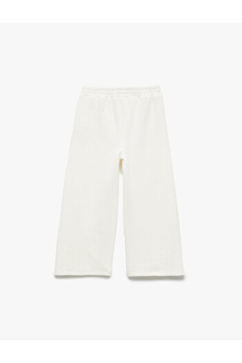 Koton Comfortable Cut Basic Pants with Elastic Waistband