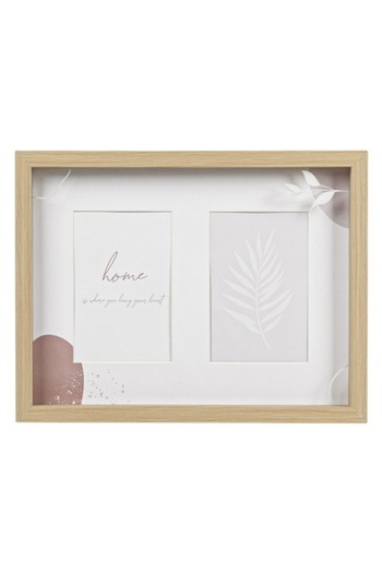 SHOPIENS Decorative frame passepartout made of wood, Home print, 32x25 cm