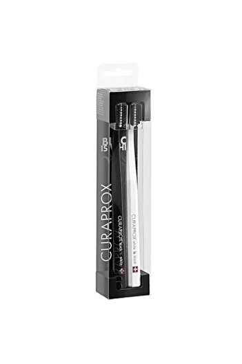 Curaprox Set Periute de Dinti, Curaprox, White and Black, 5100