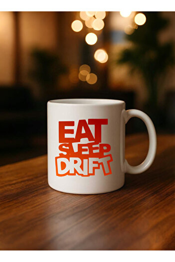 BSE "EAT SLEEP DRIFT" ceramic mug for car and drift lovers 🚗💨