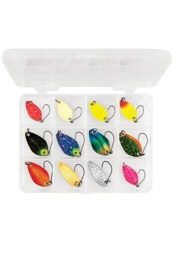 Baracuda Needle spoon set, 12 pcs/set, 1.2 g / 2 g / 2.5 g