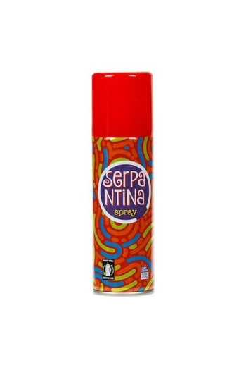 SHOPIENS Spray Serpentine Rosii Halloween 125ml Pentru Petreceri Tematice