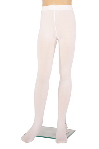 PETRA-ELISA Children's Microfiber Tights 70 DEN Madalina, White, 6-9 years