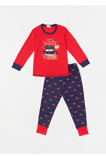 Soft&Seven by SOFIAMAN Pijama copii SOFIAMAN rosie